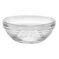 thumbnail image 1 of Duralex Made In France Lys Stackable Glass Bowl (Set of 4), 1 oz, 2.3 Inches, Clear, 1 of 7