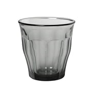 Duralex Picardie Gris Made In France 8.75 Ounce Glass Tumbler, Set of 6