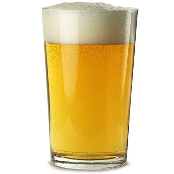 Duralex Unie 560ml / 20oz Pint Beer Glass Large Size Tumbler Goblet, Set of 2 Beer Glasses