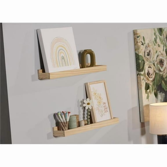 Duraline 2011525 Floating Photo Shelf Natural Pine 24'