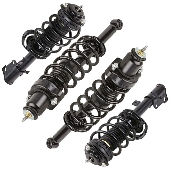 Duralo Complete Front Rear Strut & Spring Assembly For Dodge Avenger 2008-2010
