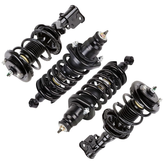 Duralo Complete Front Rear Strut & Spring Assembly For Honda Civic 2003-2005
