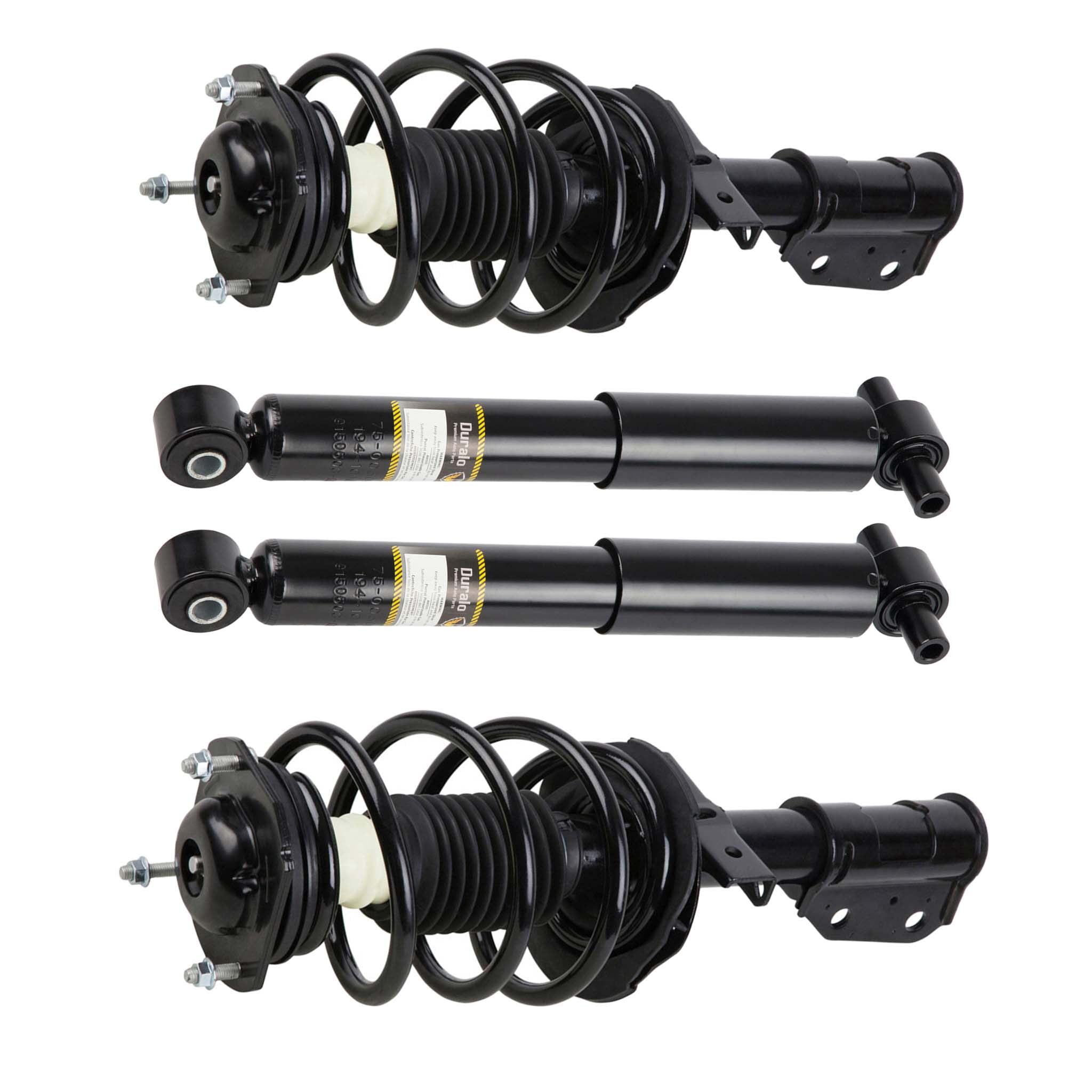 cciyu 2 x Front Struts Shock Absorbers Fit for 2008 2009 2010 2011 2012 for Buick Enclave,2009 2010 2011 2012 for Chevy Traverse,2007 2008 2009 2010 2011 2012 for GMC Acadia,07-09 for Saturn Outlook