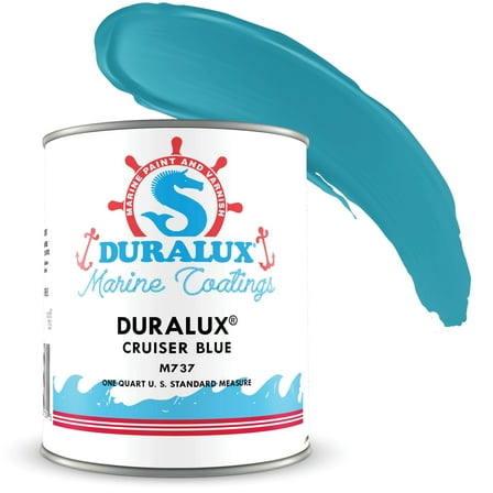 Duralux Marine Enamel, Cruiser Blue, 1 Quart