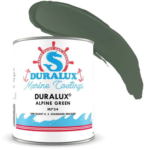 Duralux Marine Enamel, Alpine Green, 1 Quart
