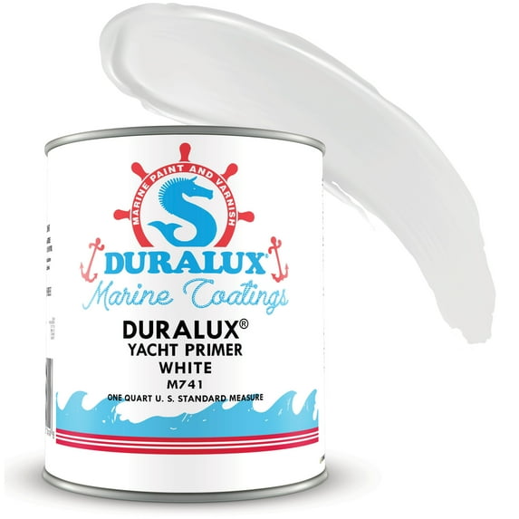 Duralux Marine Primer, White, 1 Quart