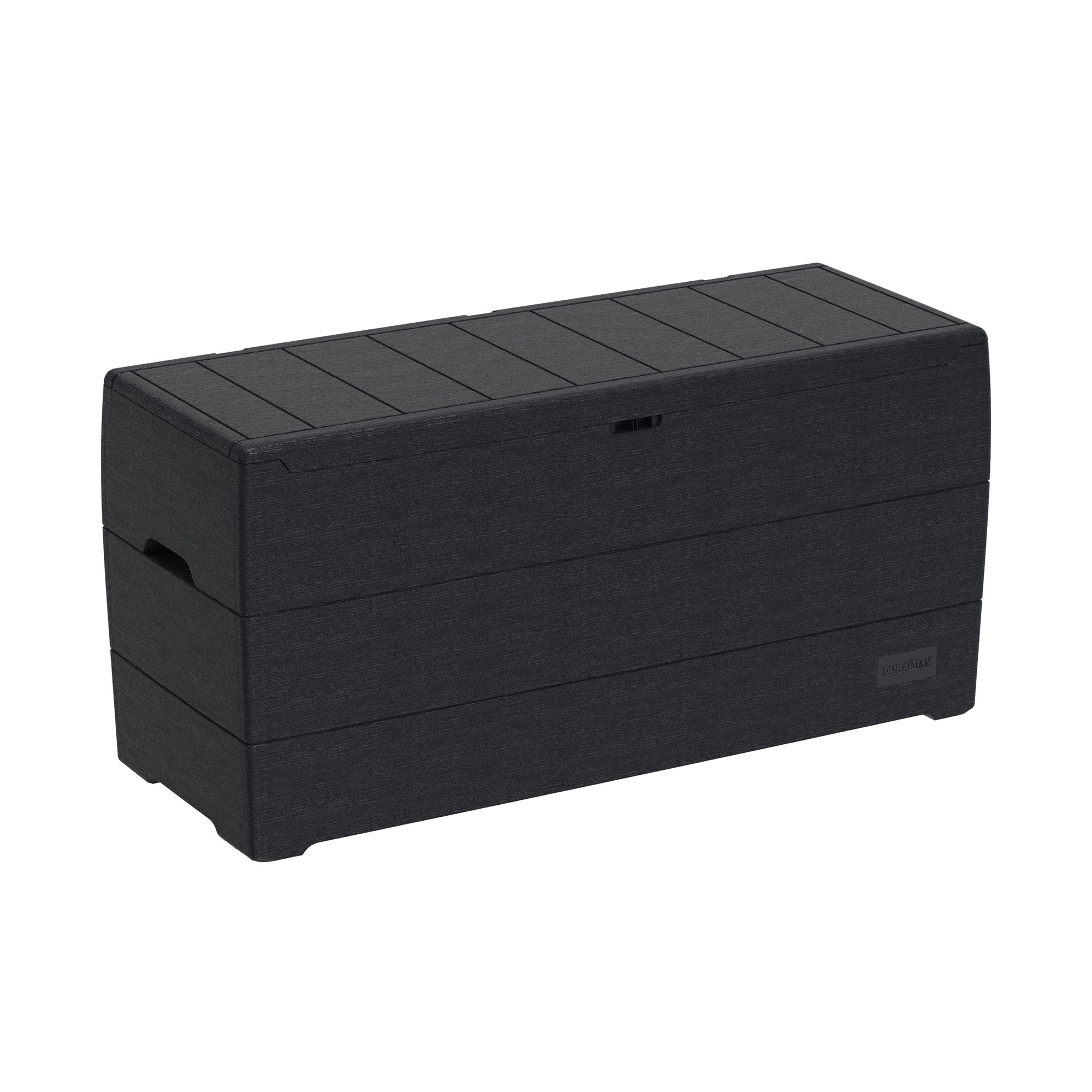 Keter Eastwood 150 Gallon Resin and Plastic Deck Box, Anthracite Gray