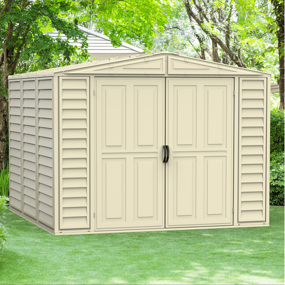 Duramax 8x8 DuraMate Outdoor Storage Shed with Foundation Kit