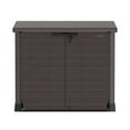 thumbnail image 1 of Duramax CedarGrain StoreAway 1200 Liter Outdoor Deck Storage Box, Brown, 1 of 11
