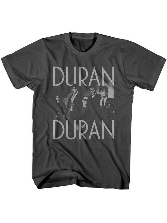 Duran Duran Band Men's T Shirt Monotone Debut Album New Wave Rock 80's