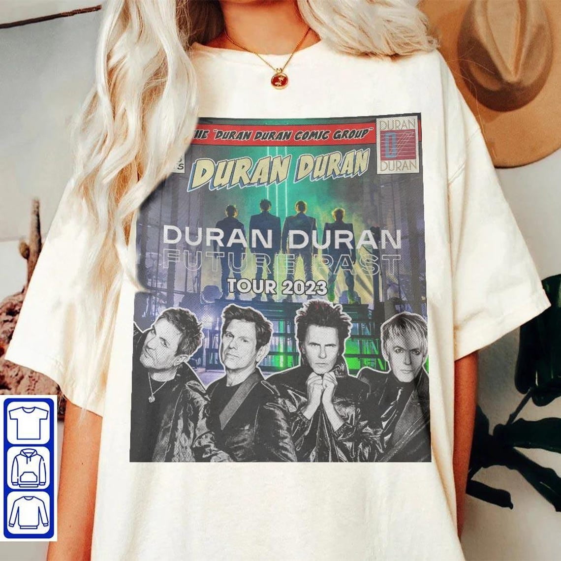 Duran Duran Shirt Duran Duran Tour 2023 Comic Shirt, Book Duran Duran