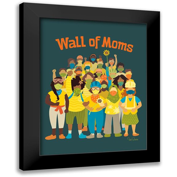 Duran, Kris 12x14 Black Modern Framed Museum Art Print Titled - Wall of Moms