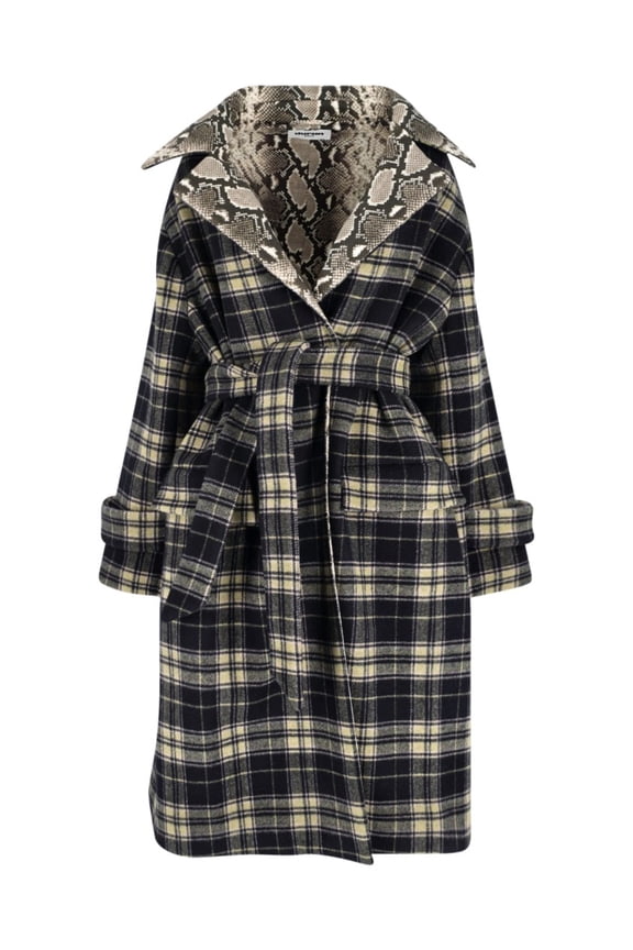 Checked Coat Multicolor (Women's)