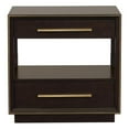 thumbnail image 1 of Durango 2-drawer Nightstand Smoked Peppercorn, 1 of 10