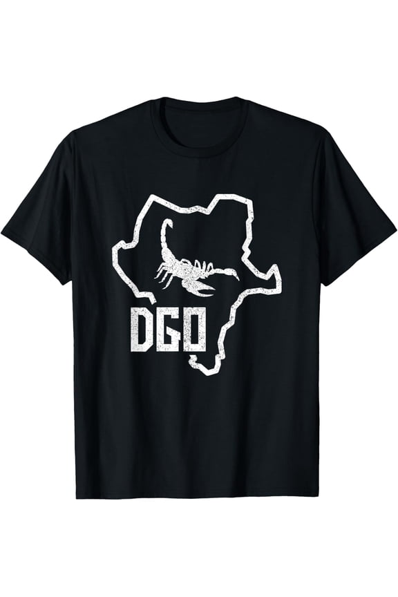 Durango Alacran Mexico Mapa Contorno De DGO T-Shirt