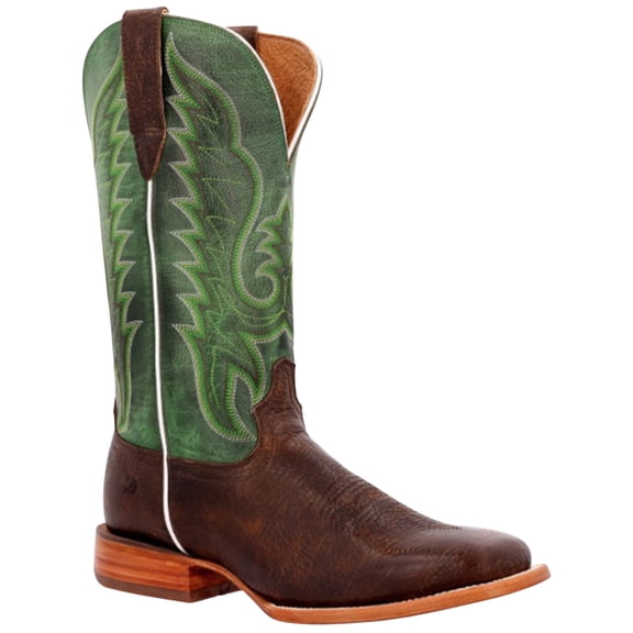 Durango Men's Men'S  Pro Shamrock Western Boot Square Toe Dark Brown 8 D(M) US