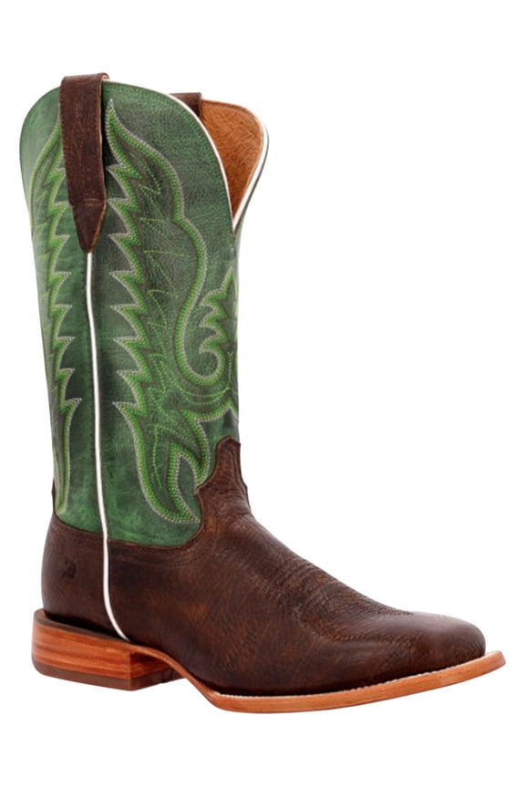 Men's Men'S  Pro Shamrock Western Boot Square Toe Dark Brown 8 D(M) US