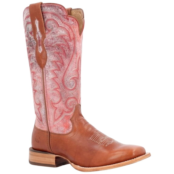 Durango Women's Women'S Pro Western Boot Broad Square Toe Red 9 1/2 M US