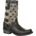 thumbnail image 1 of Durango® Black Faded Flag Harness Boot Size 10(W), 1 of 7