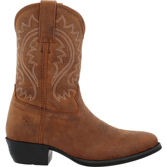 Durango® Big Kids' Shyloh Western Boot, Frontier Brown, Size 4(M)