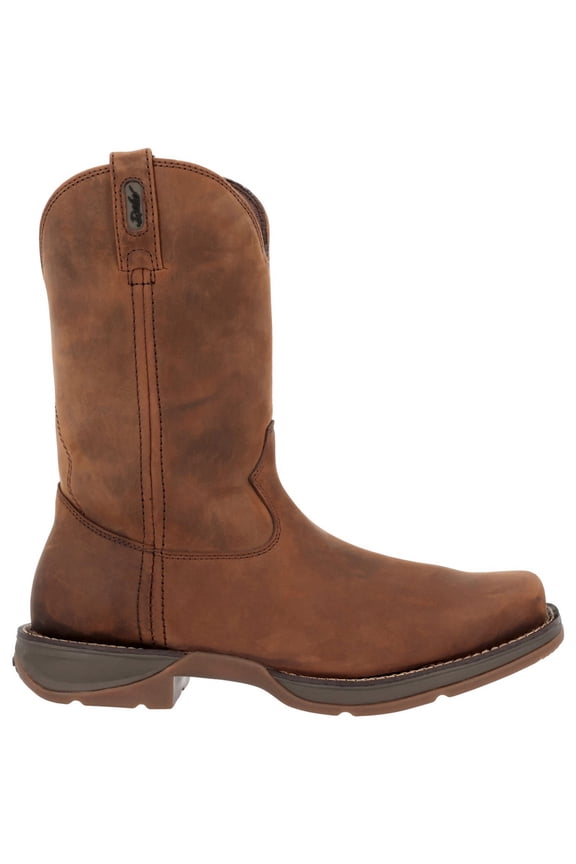 Brown Pull-On Western Boot
