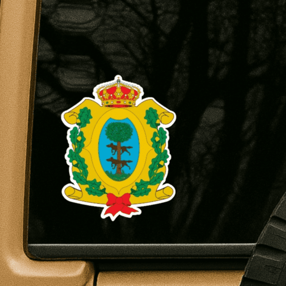Durango Calcomania Vinyl Decal Sticker Mexico 4.5 inch Estados Escudo de armas