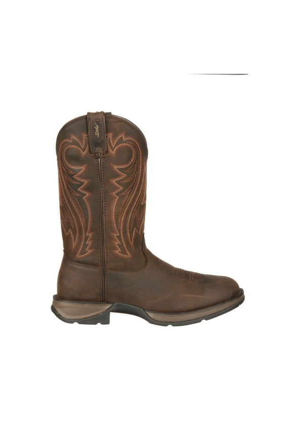 Chocolate Pull-On Western Boot