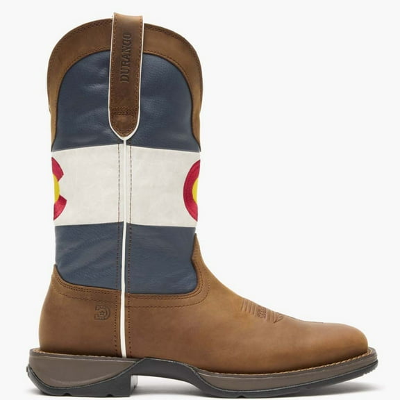 Durango Colorado Flag Western Boot