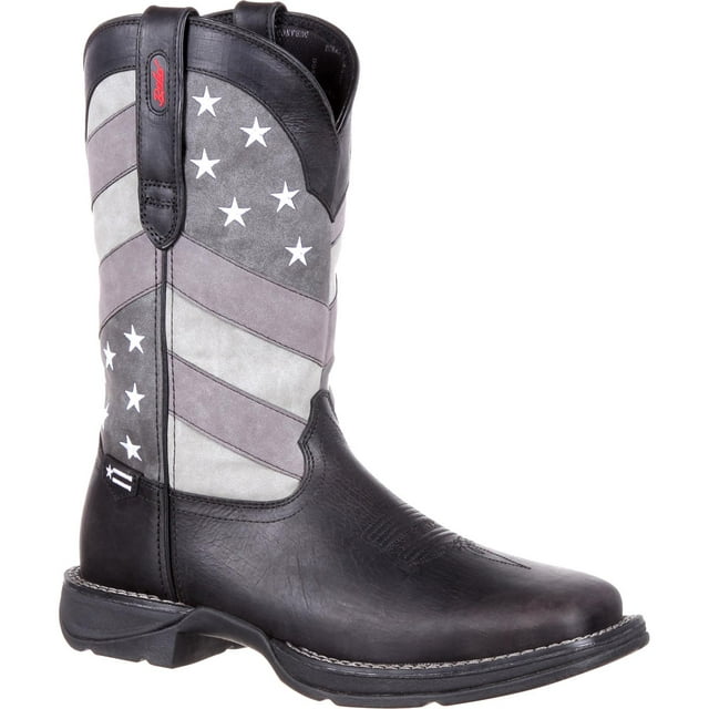 Durango Faded Black Flag Western Boot Size 9.5(M)