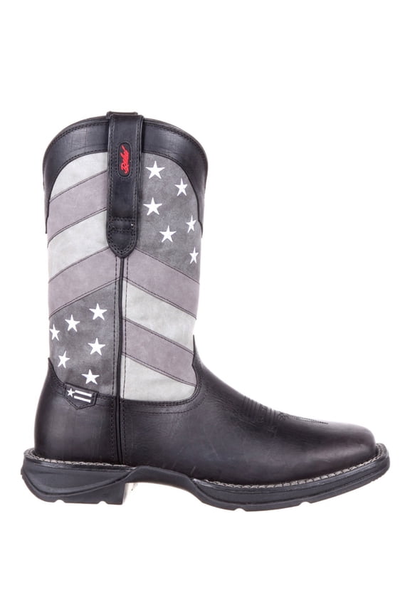 Faded Black Flag Western Boot