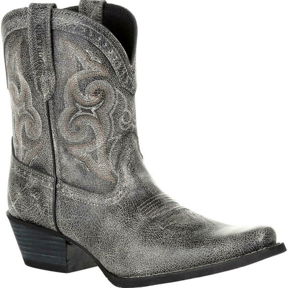 Durango Ladies Crush Pewter Shortie Western Boots DRD0357