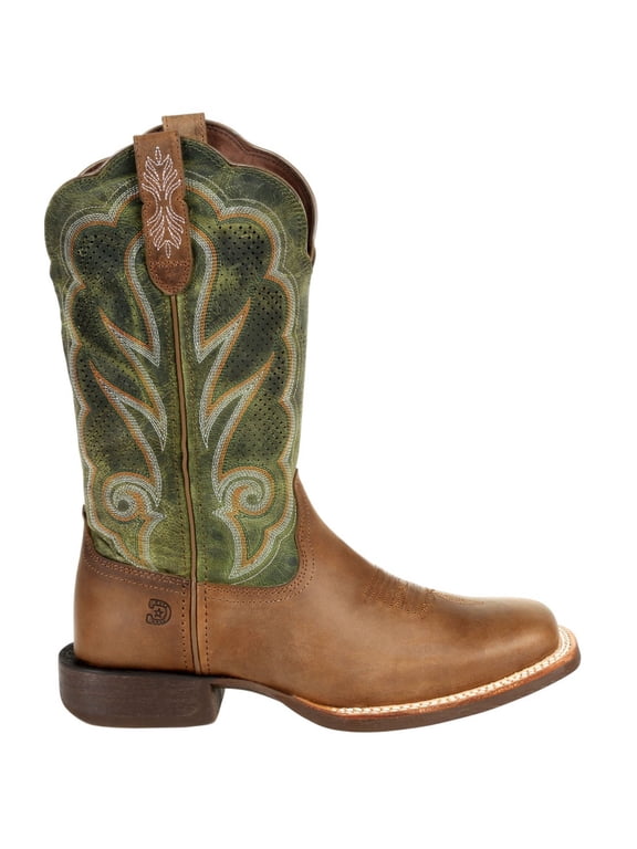 ® Lady Rebel Pro™ Women's Ventilated Olive Western Boot, Dusty Brown And Olive Green, Size 6.5(M)
