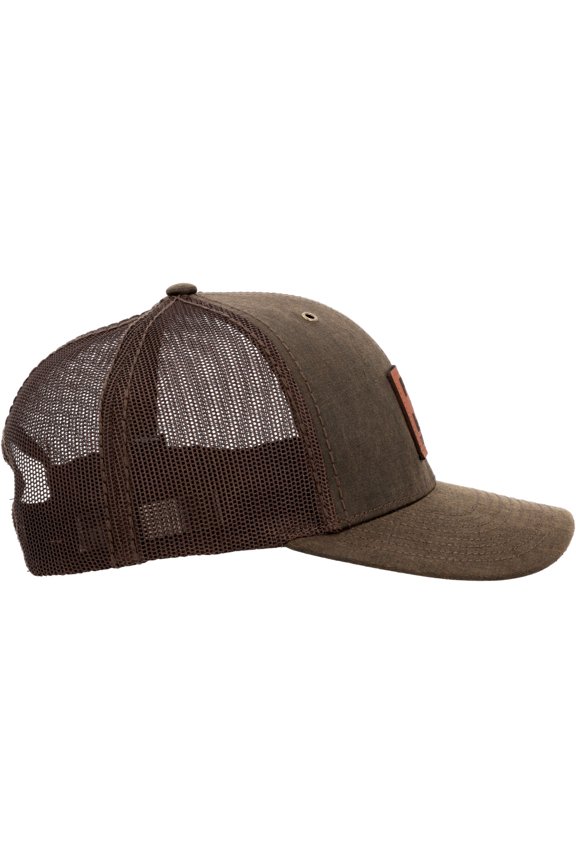 Leather Logo Patch Ball Cap