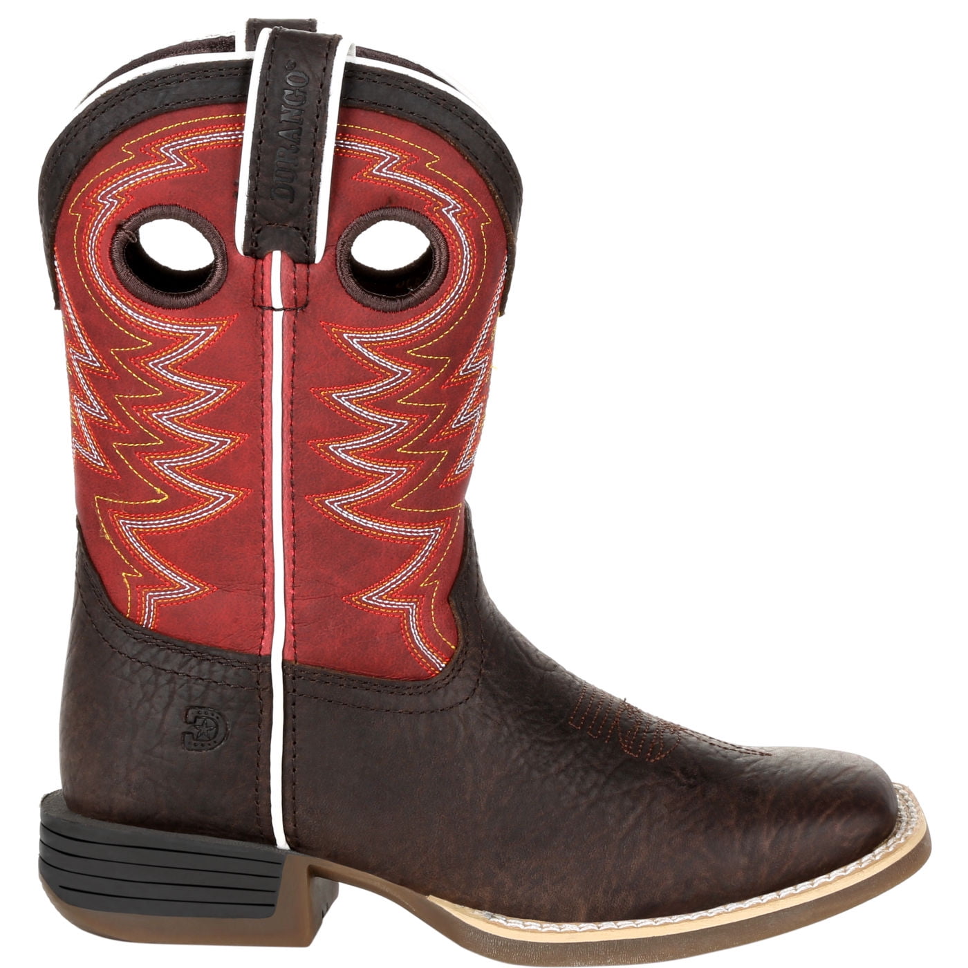 Durango® Lil' Rebel Pro™ Big Kid's Red Western Boot