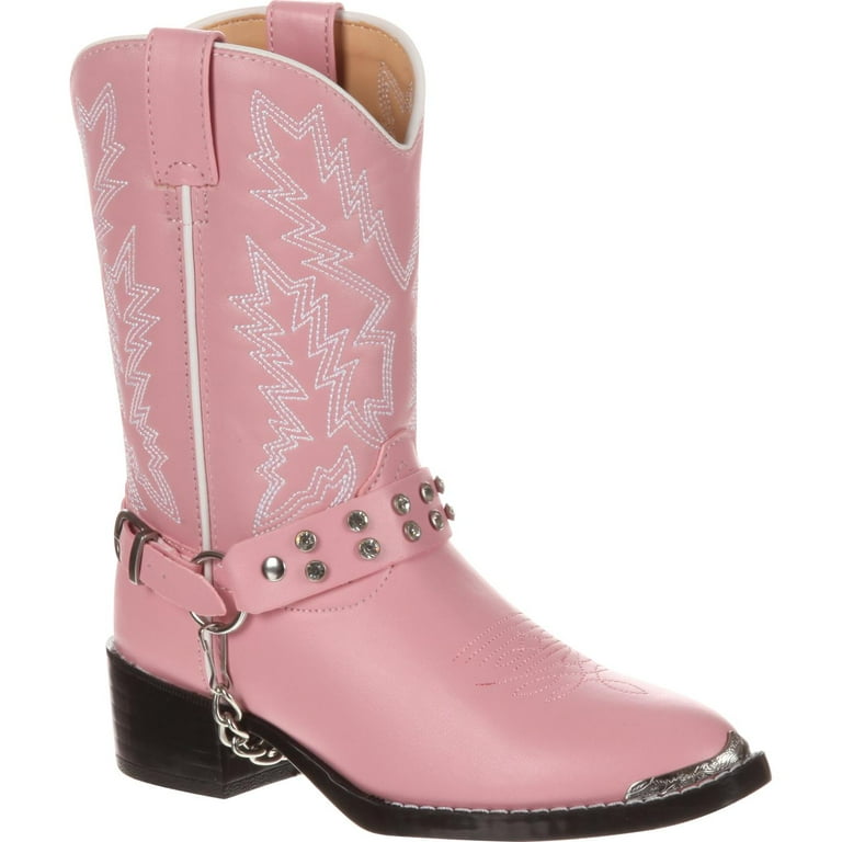Durango Little Kid Pink Rhinestone Western Boot Size 12 D