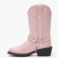thumbnail image 1 of Lil' Durango® Little Kid Pink Rhinestone Western Boot, 1 of 7