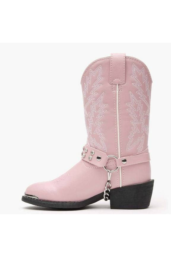 Lil' Durango® Little Kid Pink Rhinestone Western Boot