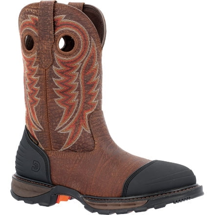 Durango Men's 11" Waterproof Western Work Boot Steel Toe - DDB0425 7.5 D(M) US