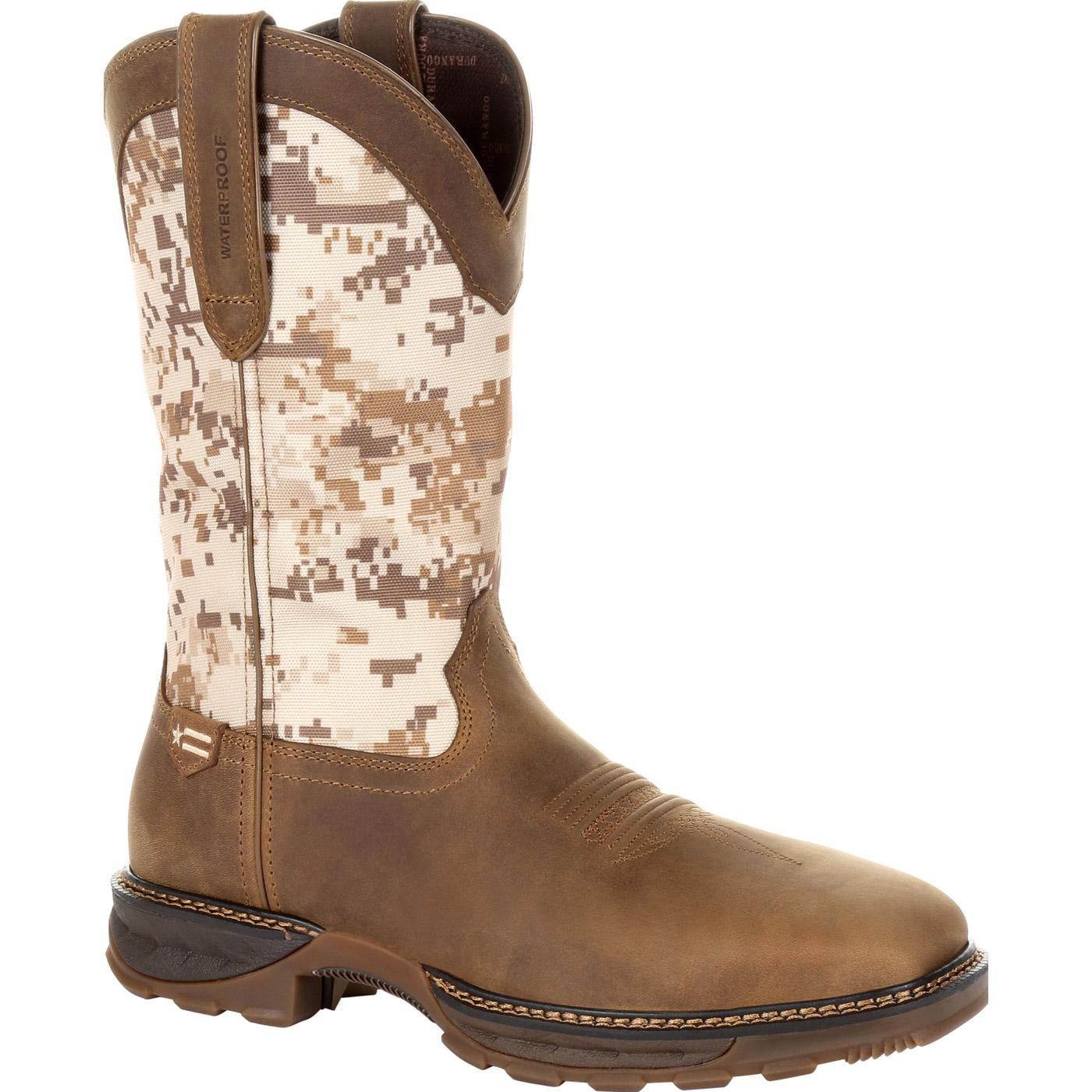 Durango Maverick XP Steel Toe Waterproof Western Work Boot Size