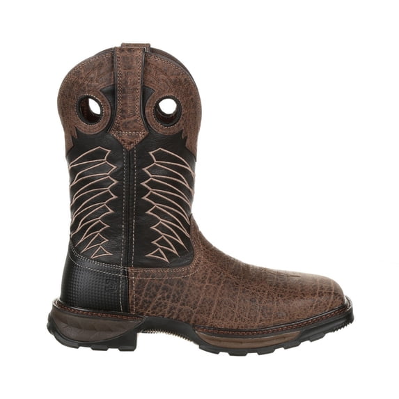 Durango® Maverick XP™ Steel Toe Waterproof Western Work Boot, Chocolate Safari Elephant Blk, Size 12(W)