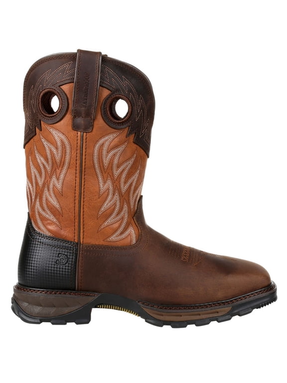 ® Maverick XP™ Steel Toe Waterproof Western Work Boot, Rugged Brown And Copper, Size 13(W)