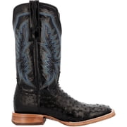 Durango  PRCA Collection Full-Quill Ostrich Western Boot, Midnight, Size 10W