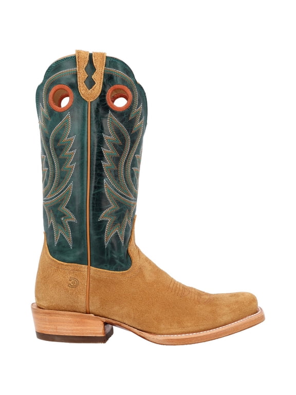 ® PRCA Collection Roughout Western Boot, Goldenrod And Deep Teal, Size 8.5(B)
