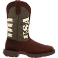 thumbnail image 1 of Durango Army Green USA Print Western Boot, 1 of 7