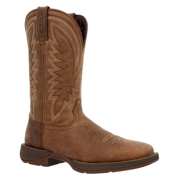 Durango Men's Rebel Performance Western Boot Broad Square Toe Brown 10 D(M) US