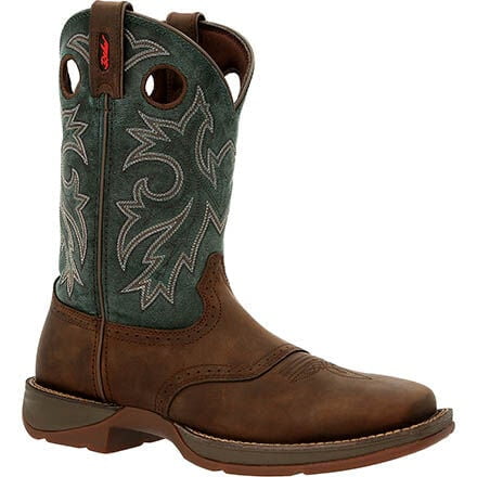 Durango Men's Rebel™ by Durango Pull On Western Boot Tan/Navy- DB016