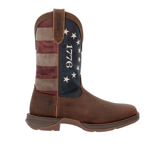 Durango Mens America 1776 Square Toe Pull On  Mid Calf Boots