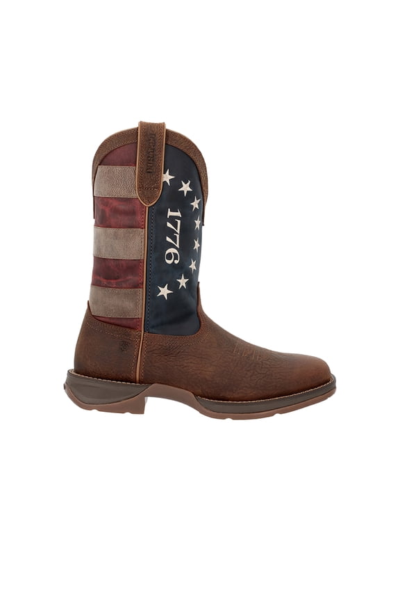 Mens America 1776 Square Toe Pull On Mid Calf Boots