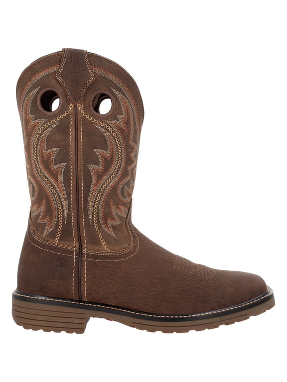 ® Workhorse Work Boot, Bark Brown And Glazed Cognac, Size 13(W)