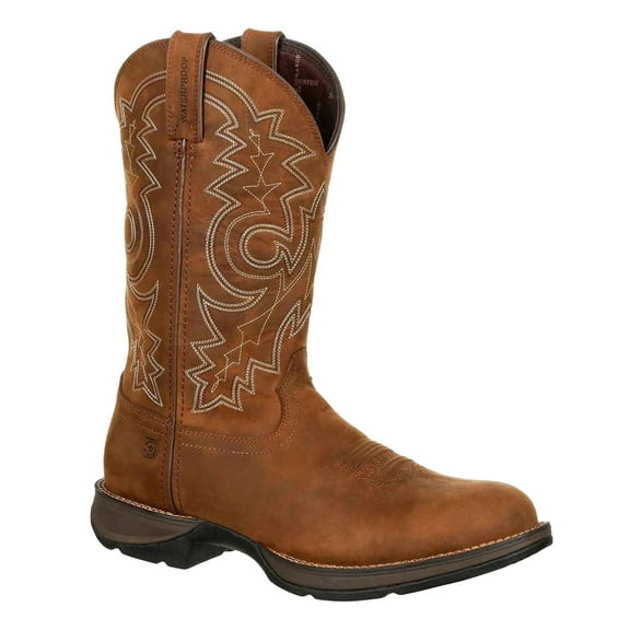 Durango Mens Rebel Full Grain Leather Cowboy Boots